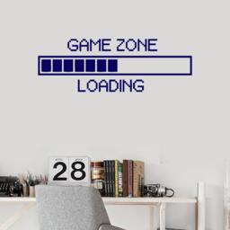 Game Zone Vinyl Wall Decal Children's Teen Room Playroom Decor Loading Gamer Computer Play Decoration Stickers - #1107Di - thumbnail 4