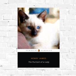 The Purtrait Of A Lady/Portrait A Henry James Cat Pun Literary Classic Poster Art Print - thumbnail 1