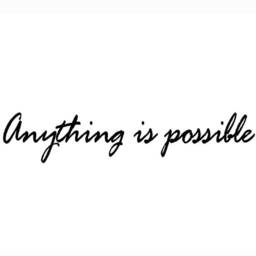 Vwaq Anything Is Possible Vinyl Wall Decal Inspirational Quote Art Sticker - thumbnail 2