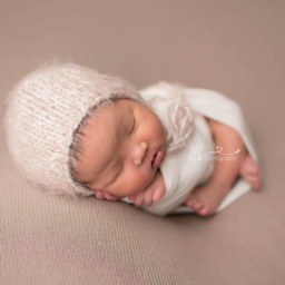 Newborn Baby Photography Prop, Wrap, Swaddle Blanket, Cocoon Infant Photo Stretchy Jersey Wrap - thumbnail 4