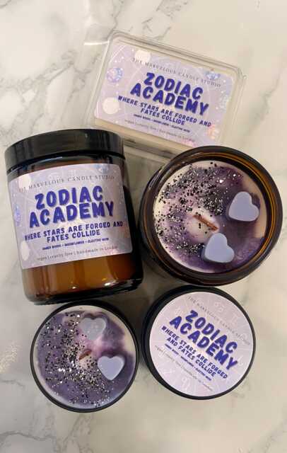 Zodiac Academy Candle - Bookish Booktok Fantasy Romance Gift - image 1
