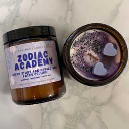 Zodiac Academy Candle - Bookish Booktok Fantasy Romance Gift - thumbnail 2