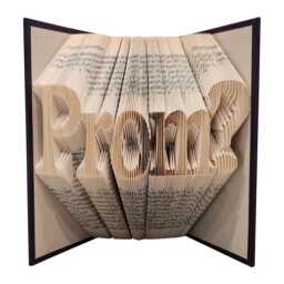 Promposal Folded Book Art, Ask To Prom Gift - thumbnail 1