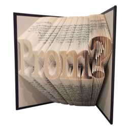 Promposal Folded Book Art, Ask To Prom Gift - thumbnail 2