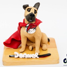 Custom Pet Superhero Figurine Personalized Dog/Cat Sculpture - thumbnail 4
