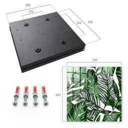 Plant Patterns Key Cabinet For Home, Green Box Wall, Illustrative Flowers & Plants, Nature Lovers - thumbnail 4
