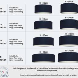 Black Lampshade in Velvet With Gold Lining, Large Plain Ceiling Lightshade - thumbnail 4