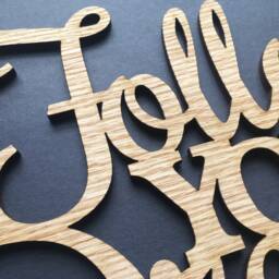 Follow Your Dreams Sign Wall Decor, Gift For New Homeowner, Wood Love Hanging, Motivational Quote - thumbnail 3