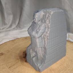 Dr. Martin Luther King Monument Replica, 3D Printed Statuette With Hope Quote - thumbnail 3