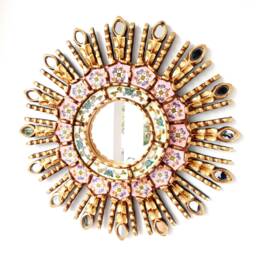 "Peruvian Mirrors ""Pink Eye 40cm" - thumbnail 2