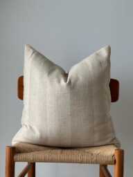 Neutral Natural Color & Fiber Pillow Cover - thumbnail 1