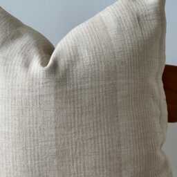 Neutral Natural Color & Fiber Pillow Cover - thumbnail 3