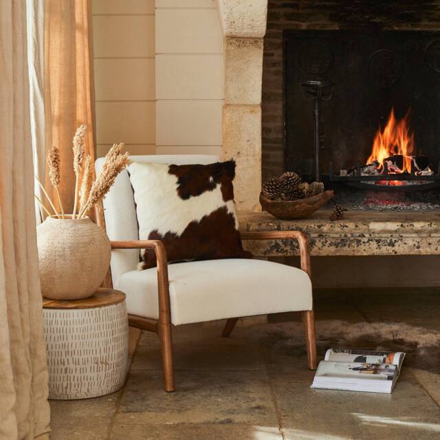 Cowhide Cushion - Made in England - image 1
