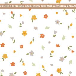 Flower Wall Decals - Floral Stickers, Boho Nursery Decor, Kids Room Art, Removable Decor - thumbnail 3
