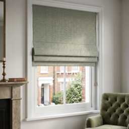 Bespoke Roman Blinds - Made To Measure With Textured Jacquard Fabric Custom Shades - thumbnail 1