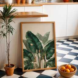 Dental Wall Art Print - Botanical Tools Illustration Modern Dentist Office D??cor Green Medical - thumbnail 2
