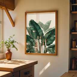 Dental Wall Art Print - Botanical Tools Illustration Modern Dentist Office D??cor Green Medical - thumbnail 3