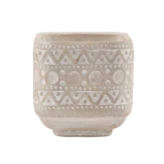 Sold Out Cement Plant Pot, Indoor Outdoor Use, Heavy Material, Weatherproof, Garden Ready For Summer, Can Be Painted Any Colour You Like