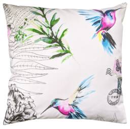 Bright Hummingbird & Butterfly Cushion Cover 16 - thumbnail 1