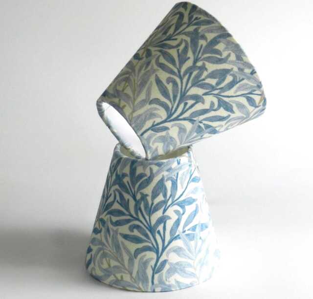 William Morris Candle Clip Lampshade Bough Print, Azure Home Decor - image 1