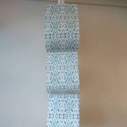 Green Ornament Print Fabric Toilet Paper Holder, Spare Space in Toilet, Fast For Use, Family Space, Kipling Calm Your Bath - thumbnail 4