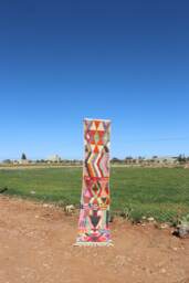 Colorful Berber Wool Runner Rug Handwoven Moroccan Hallway Rug - thumbnail 1