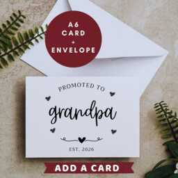 Grandpa Pregnancy Announcement Candle Gift Mug Cards W - thumbnail 3