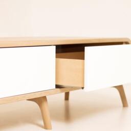 Lowboard, Tv Media Unit Tv Console With Drawers, Oak Cabinet Wood Entertainment Center, Unit, Stand, Custom Handmade Furniture - thumbnail 4