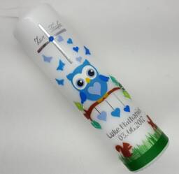 Christening Candle Owl - thumbnail 1