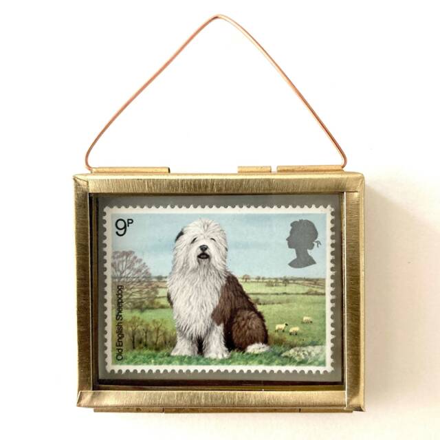 Old English Sheepdog Wall Art - Sheep Dog Pet Loss Gift Lover For Owners Miniature - image 1