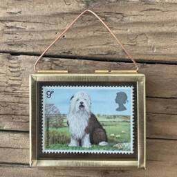 Old English Sheepdog Wall Art - Sheep Dog Pet Loss Gift Lover For Owners Miniature - thumbnail 2