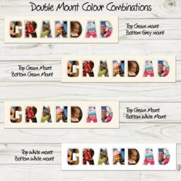 Grandad Photo Frame Word Name Special Gift Father's Day 20-Dd By Photos in A Word - thumbnail 2
