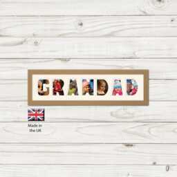 Grandad Photo Frame Word Name Special Gift Father's Day 20-Dd By Photos in A Word - thumbnail 1
