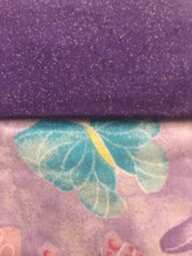 Purple Butterfly Christmas Stocking Can Be Personalized - thumbnail 2