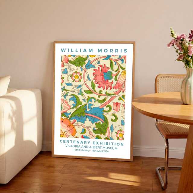 William Morris Lodden Print Art Nouveau Floral Wall - image 1
