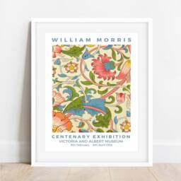 William Morris Lodden Print Art Nouveau Floral Wall - thumbnail 2