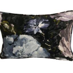 Clarke & - Floretta Blush/Charcoal Stunning Luxurious Floral Cushion Cover Throw Pillow Designer Home Decor - thumbnail 2