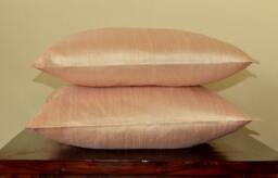 Peach Colour Dupioni Silk Cushion Cover/Code 376 12x12, 12x16, 12x20, 14x20, 14x24, 16x16, 18x18, 20x20, 22x22, 24x24