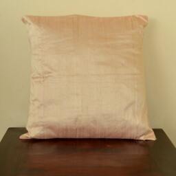 Peach Colour Dupioni Silk Cushion Cover/Code 376 12x12, 12x16, 12x20, 14x20, 14x24, 16x16, 18x18, 20x20, 22x22, 24x24 - thumbnail 3