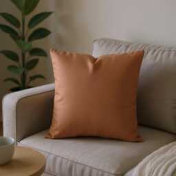 Nutmeg Velvet Cushion Covers - Soft Brown Matt Size Choice, Square & Lumbar Pillows