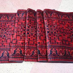 32 Ft Long Runner Rug, Best Quality Turkmen Tribal Hallway Runner, Bukhara Afghan Handmade Veg Dyes Wool, Oriental Runner, 32.0 X 2.9 - thumbnail 2