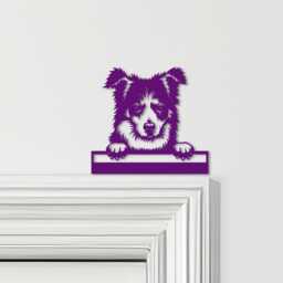 Door Topper Border Collie Dog Various Colours Top Of Decorative Sign - Novelty Wall Decor, Frame Art, Art - thumbnail 4
