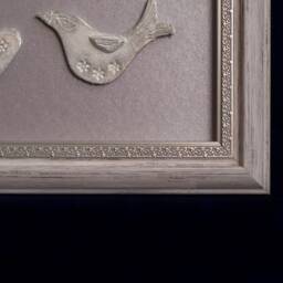 Birds Lover Silver Small Frame Wall Hanging - thumbnail 2