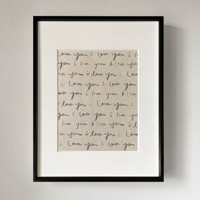 Love You Art Print, Wall Art, Home Decor, Nursery Family - image 1