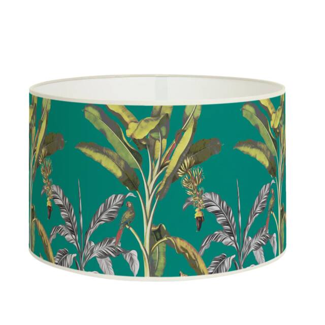 Banana Lampshade On Green Background - A Touch Of Tropical Freshness in Your Decor - image 1