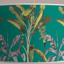 Banana Lampshade On Green Background - A Touch Of Tropical Freshness in Your Decor - thumbnail 3