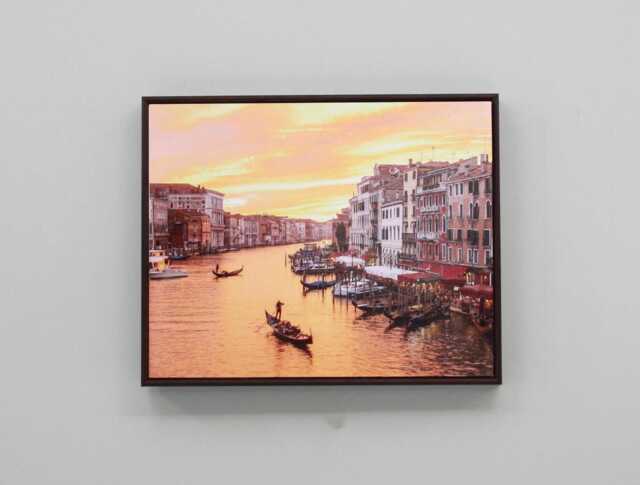 Art Board Frame - Mahogany Colour Wooden Tray Frame. Frames Designed For Canvas Panels. Float Artist Panels - image 1