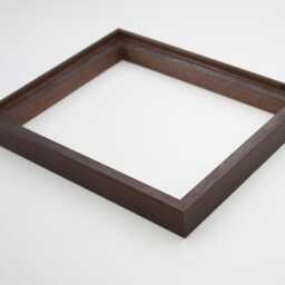 Art Board Frame - Mahogany Colour Wooden Tray Frame. Frames Designed For Canvas Panels. Float Artist Panels - thumbnail 3