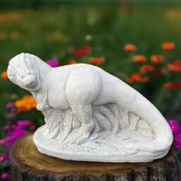 Gothic Dragon Sculpture Cement Figurine Stone Animal Decoration Handmade Ornament Garden Dinosaur Statue Outdoor Wildlife Art - thumbnail 1