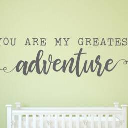 You Are My Greatest Adventure Wall Decal - Art Our Decor - thumbnail 3